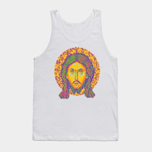 Icon of Christ 16bit - Pixel Art MS Paint Windows 7 Tank Top